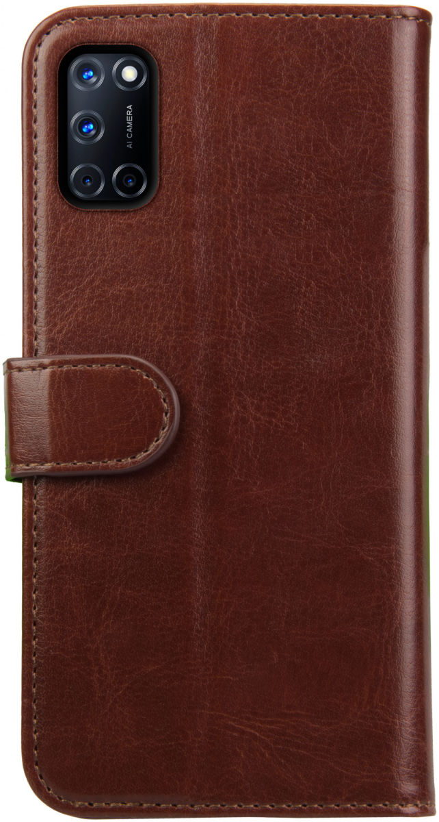Rosso Element Oppo A52 / A72 Hoesje Book Cover Wallet Case Bruin afbeelding 4