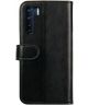 Rosso Element Oppo A91/F15 Hoesje Book Cover Wallet Case Zwart