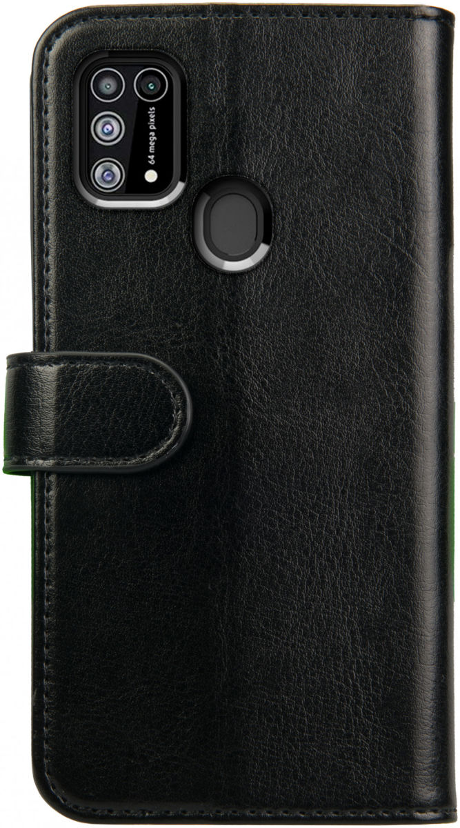 Rosso Element Samsung Galaxy M31 Hoesje Book Cover Zwart afbeelding 2