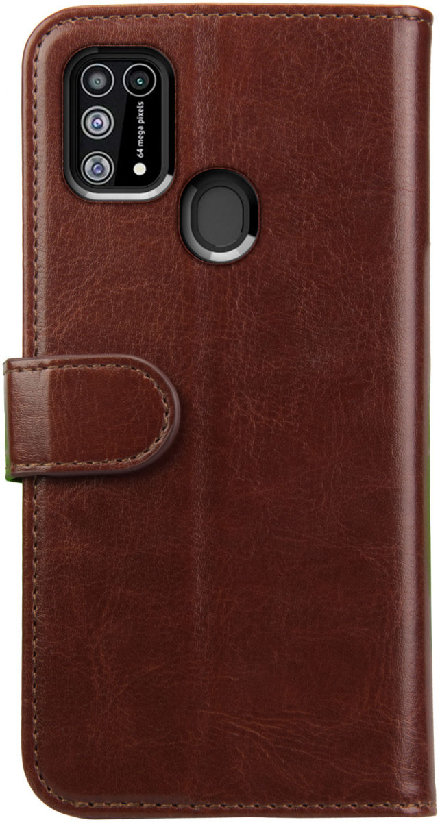 Rosso Element Samsung Galaxy M31 Hoesje Book Cover Bruin afbeelding 5