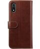 Rosso Element Samsung Galaxy A01 Hoesje Book Cover Wallet Case Bruin