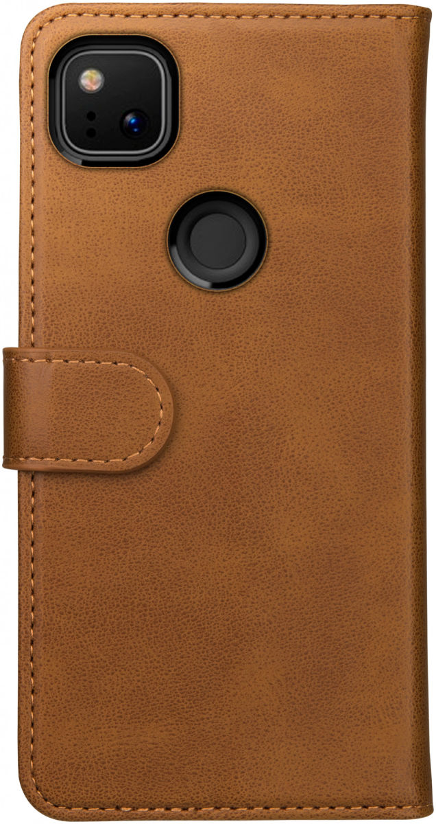 Rosso Element Google Pixel 4A Hoesje Book Cover Wallet Case Lichtbruin afbeelding 2