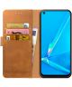 Rosso Element Oppo A52 / A72 Hoesje Book Cover Wallet Case Lichtbruin