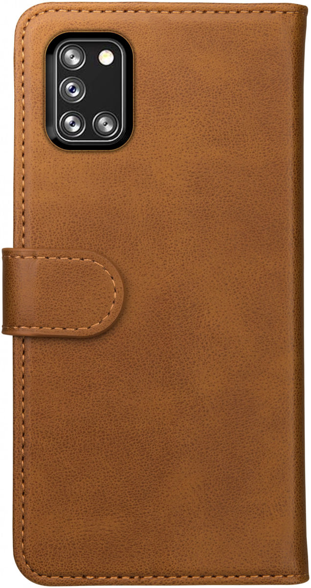 Rosso Element Samsung Galaxy A31 Hoesje Book Cover Lichtbruin afbeelding 2