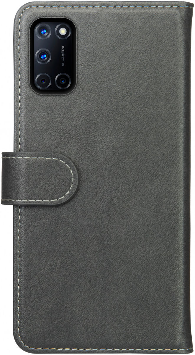Rosso Element Oppo A52 / A72 Hoesje Book Cover Wallet Case Grijs afbeelding 4