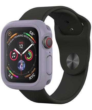 RhinoShield CrashGuard NX Apple Watch 44MM Hoesje Bumper Paars Cases