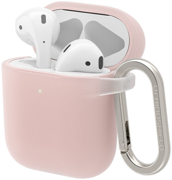 RhinoShield Apple AirPods Hard Plastic Hoesje Roze afbeelding 1