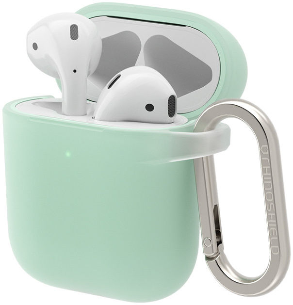 RhinoShield Apple AirPods Hard Plastic Hoesje Groen afbeelding 1