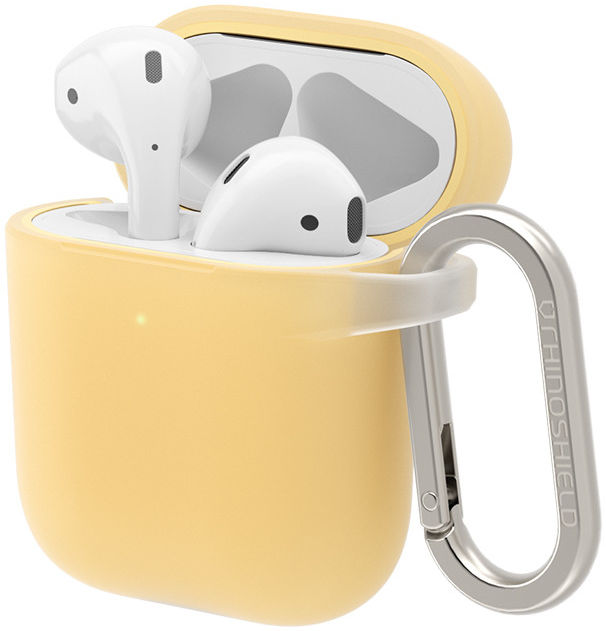 RhinoShield Apple AirPods Hard Plastic Hoesje Geel afbeelding 1
