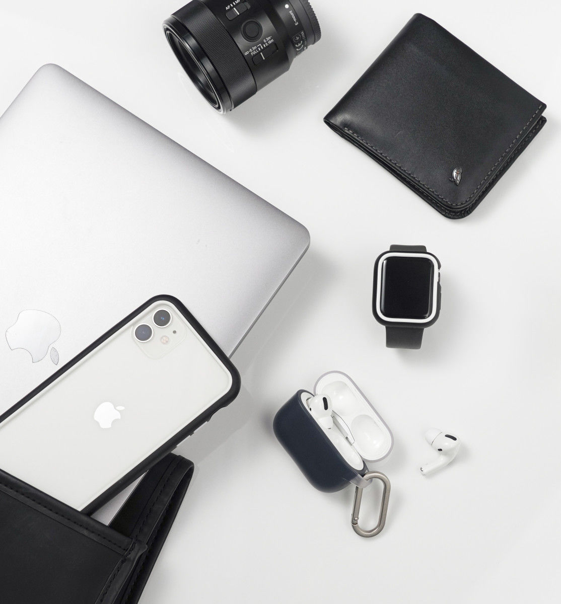 RhinoShield Apple AirPods Pro Hoesje Hard Plastic Grijs afbeelding 7