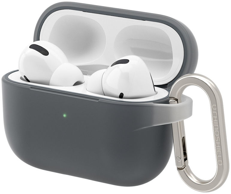RhinoShield Apple AirPods Pro Hoesje Hard Plastic Grijs afbeelding 1