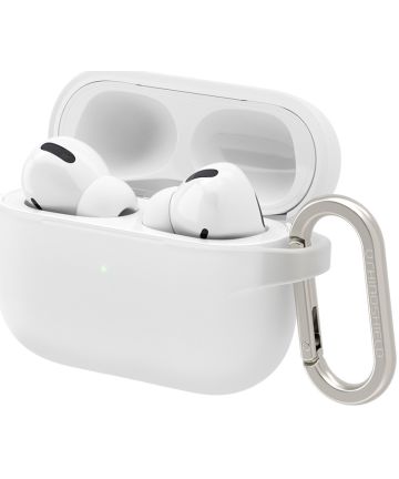 RhinoShield Apple AirPods Pro Hoesje Hard Plastic Wit Hoesjes