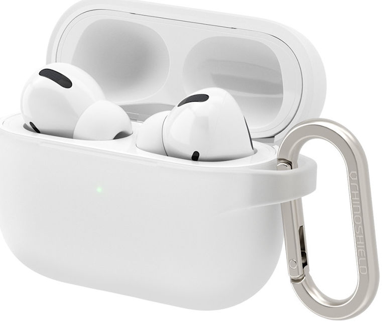 RhinoShield Apple AirPods Pro Hoesje Hard Plastic Wit afbeelding 1