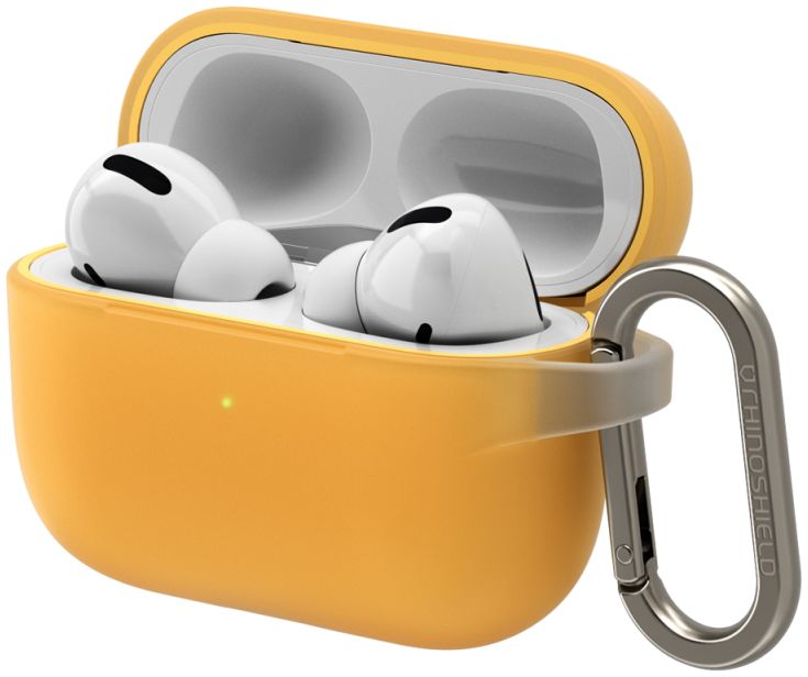 RhinoShield Apple AirPods Pro Hoesje Hard Plastic Geel afbeelding 1