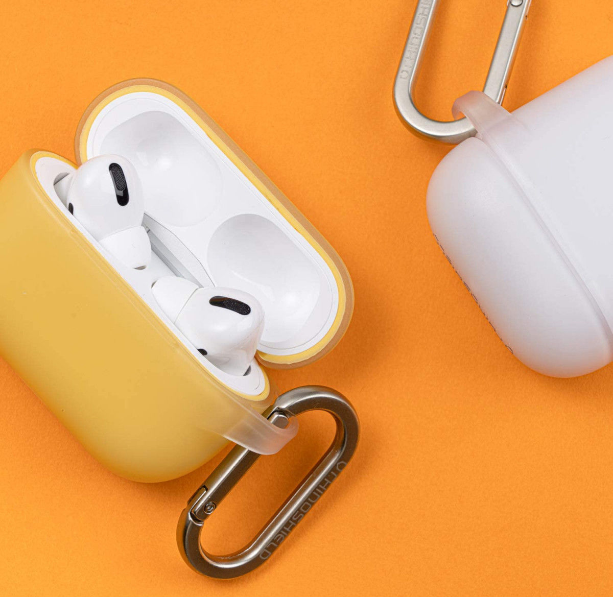 RhinoShield Apple AirPods Pro Hoesje Hard Plastic Geel afbeelding 5