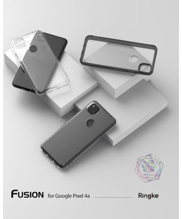 Ringke Fusion Google Pixel 4A Hoesje Transparant Hoesjes