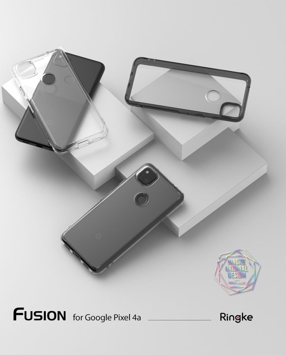 Ringke Fusion Google Pixel 4A Hoesje Transparant afbeelding 1