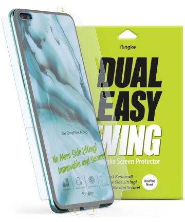 Ringke Dual Easy Wing OnePlus Nord Screenprotector (Duo Pack) Screen Protectors