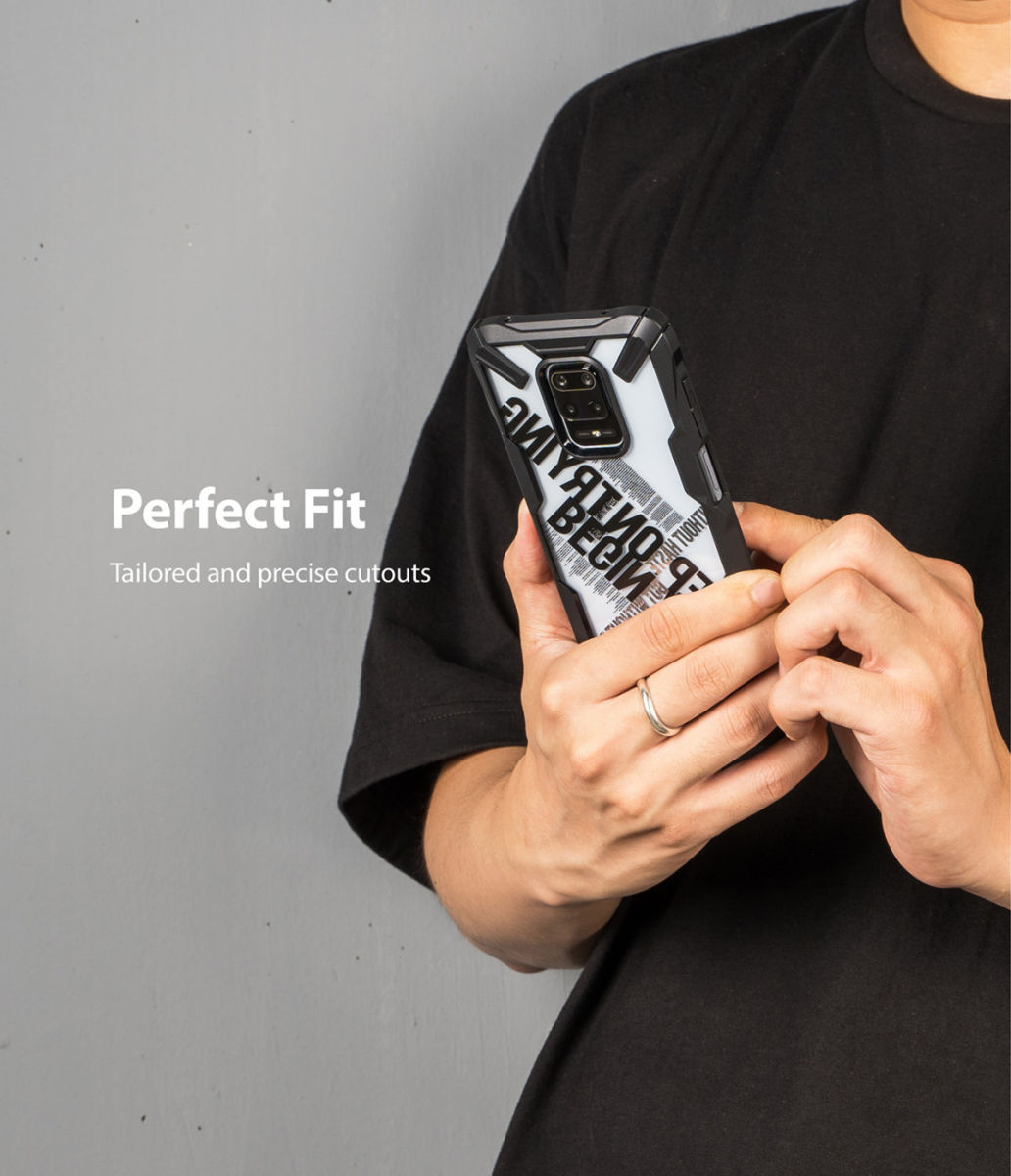 Ringke Fusion X Design Xiaomi Redmi Note 9S / Note 9 Pro Cross afbeelding 3