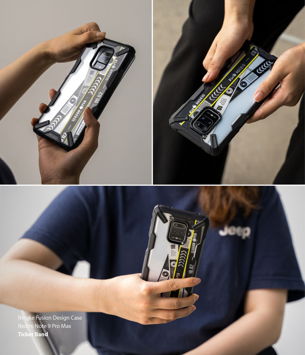 Ringke Fusion X Design Xiaomi Redmi Note 9S / Note 9 Pro Cross afbeelding 8