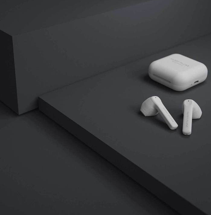 Happy Plugs Air 1 Go Draadloze Bluetooth Oordopjes Wit afbeelding 5