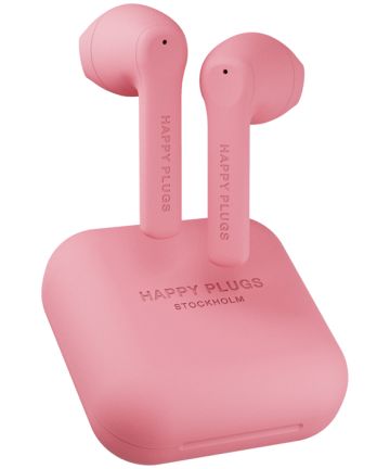 Happy Plugs Air 1 Go Draadloze Bluetooth Oordopjes Roze Headsets