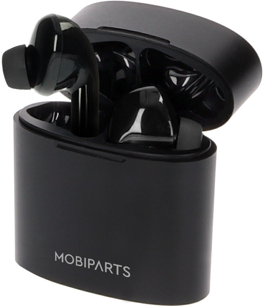 Mobiparts Draadloze Earbuds II met Oplaadcase Zwart afbeelding 2