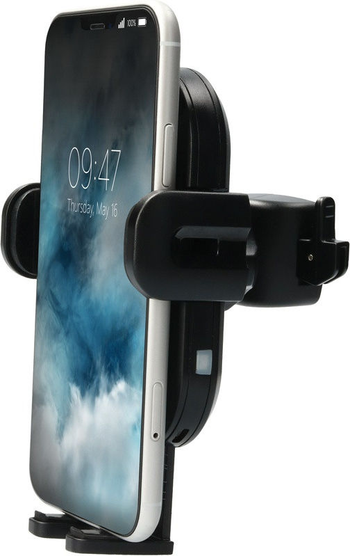Mobiparts Ventilatierooster Telefoonhouder met Draadloos Opladen Zwart afbeelding 1