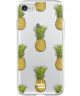 HappyCase Apple iPhone 8 Flexibel TPU Hoesje Ananas Print