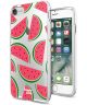 HappyCase Apple iPhone 8 Flexibel TPU Hoesje Watermeloen Print