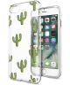 HappyCase Apple iPhone 8 Flexibel TPU Hoesje Cactus Print