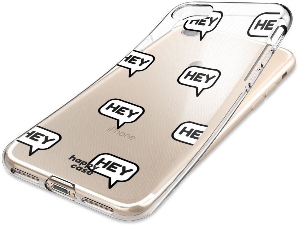 HappyCase Apple iPhone 8 Flexibel TPU Hoesje Hey Print afbeelding 5