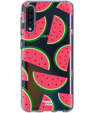 HappyCase Samsung Galaxy A50 Flexibel TPU Hoesje Watermeloen Print Hoesjes