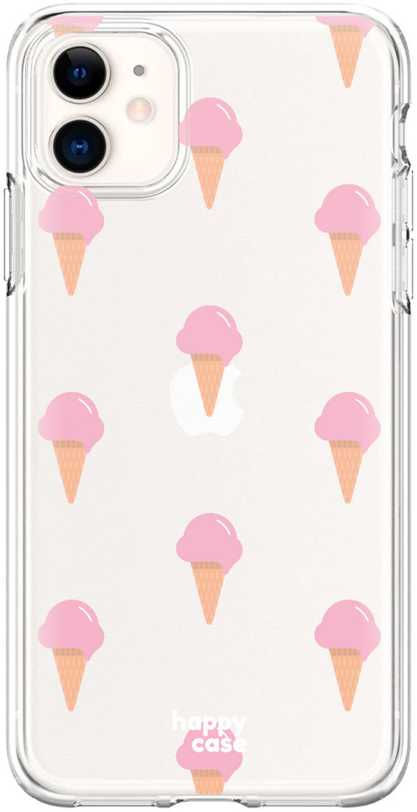 HappyCase Apple iPhone 11 Hoesje Flexibel TPU Ijsjes Print afbeelding 1