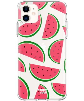HappyCase Apple iPhone 11 Hoesje Flexibel TPU Watermeloen Print Hoesjes