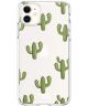 HappyCase Apple iPhone 11 Hoesje Flexibel TPU Cactus Print