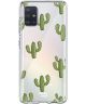 HappyCase Samsung Galaxy A71 Hoesje Flexibel TPU Cactus Print