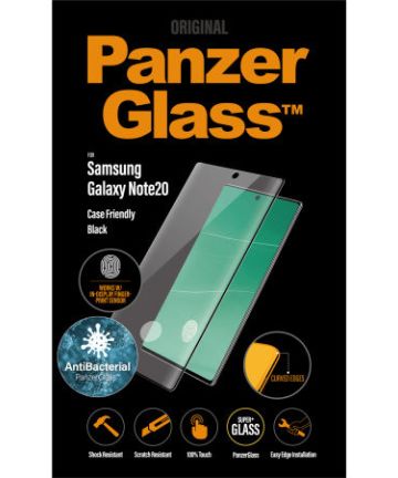 PanzerGlass Samsung Galaxy Note 20 Case Friendly Screenprotector Zwart Screen Protectors