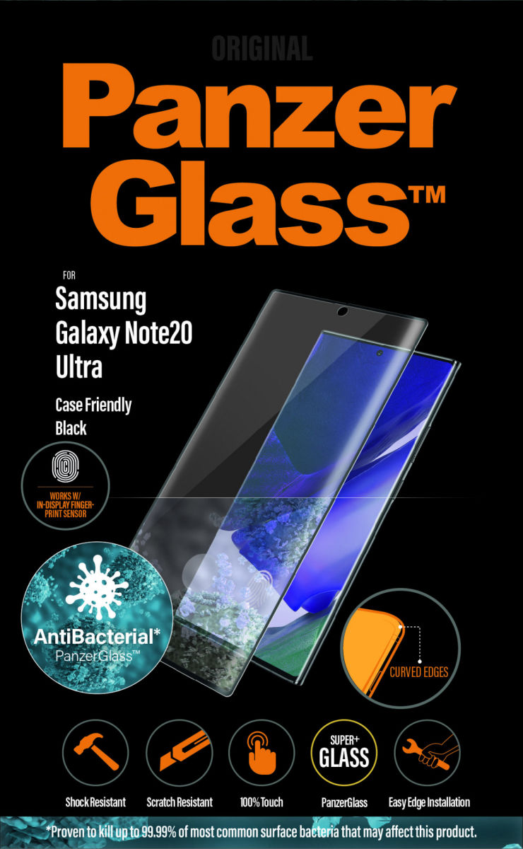 PanzerGlass Samsung Galaxy Note 20 Ultra Case Friendly Screenprotector afbeelding 1