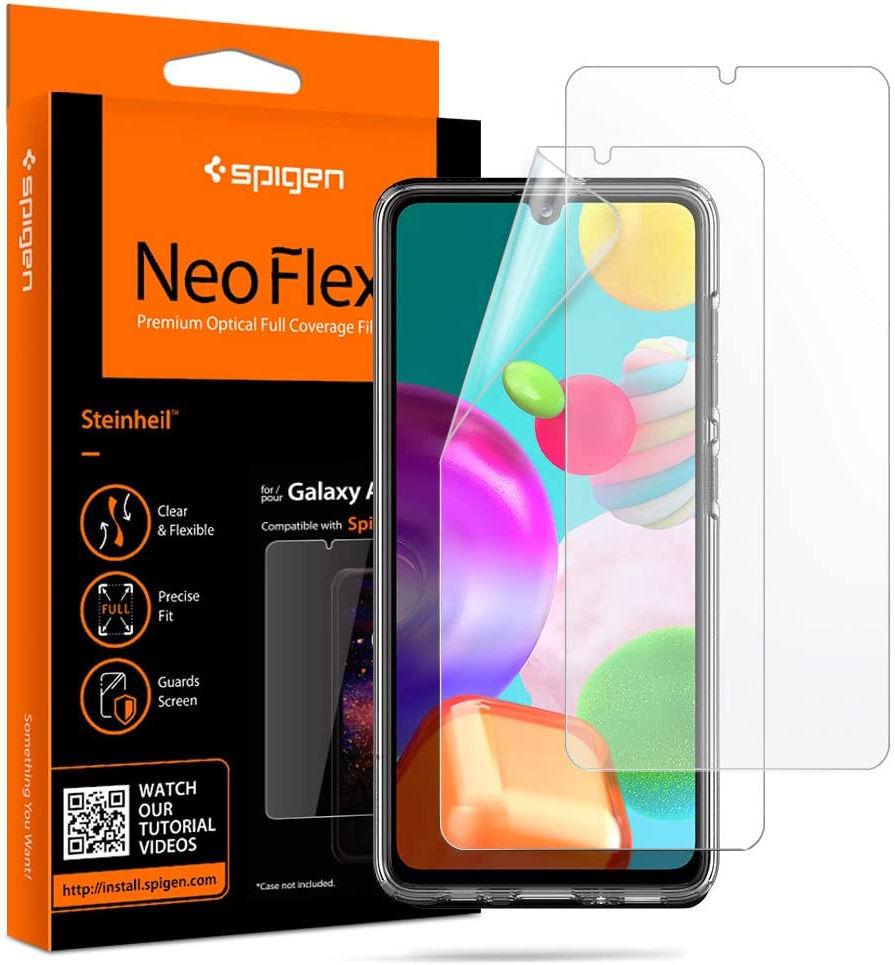 Spigen Neo Flex Samsung Galaxy A41 Full Screen Protector (2-pack) afbeelding 1