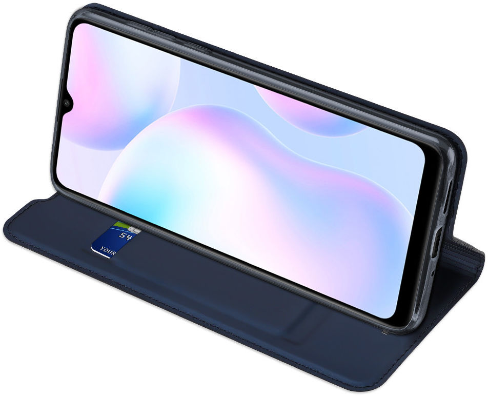 Dux Ducis Skin Pro Series Xiaomi Redmi 9A Portemonnee Hoesje Blauw afbeelding 6