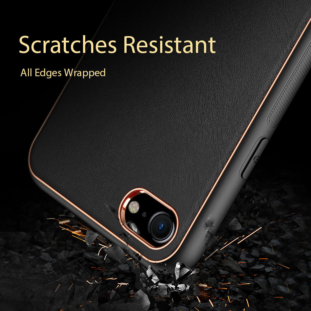 Dux Ducis Yolo iPhone 7/8/SE (2020/2022) Hoesje Back Cover Zwart afbeelding 10