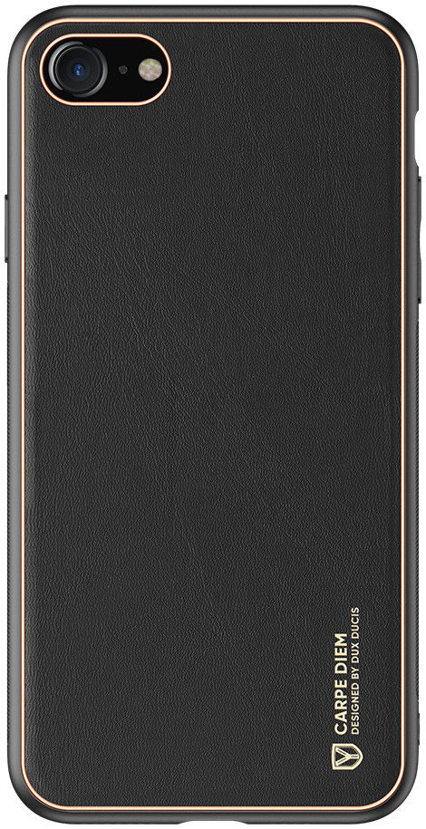 Dux Ducis Yolo iPhone 7/8/SE (2020/2022) Hoesje Back Cover Zwart afbeelding 2