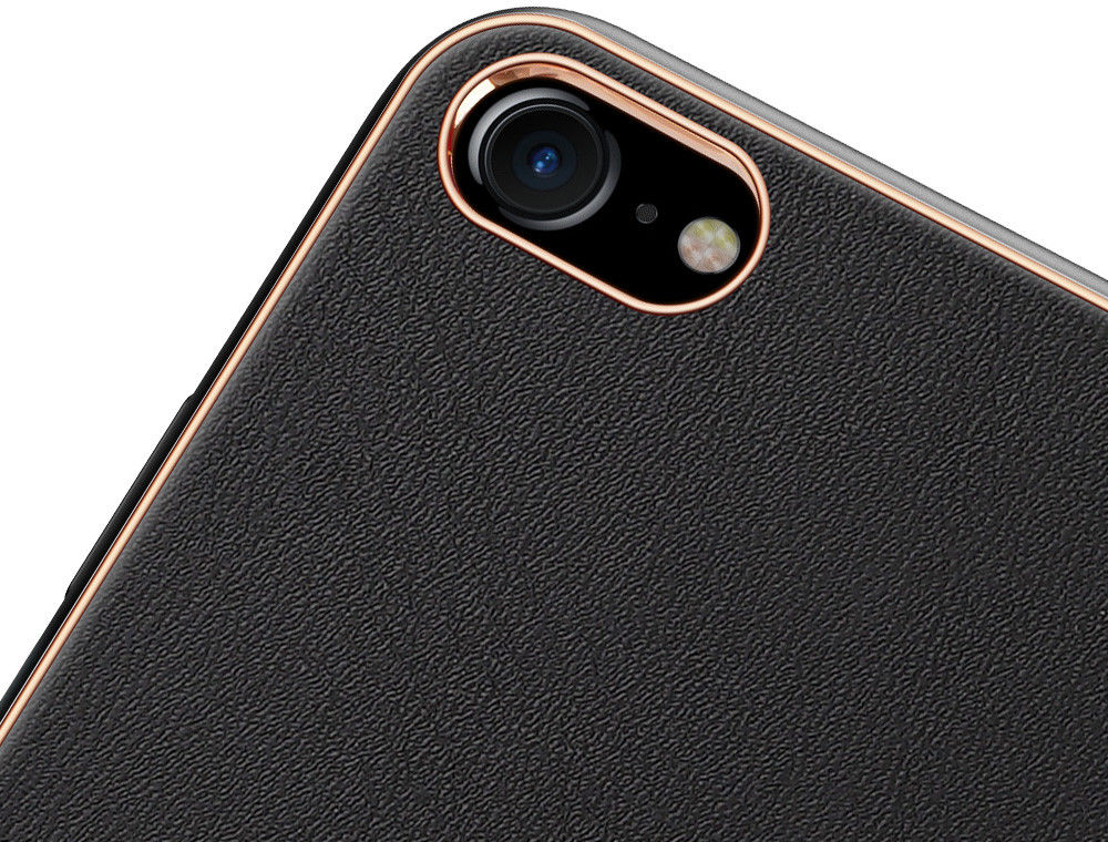 Dux Ducis Yolo iPhone 7/8/SE (2020/2022) Hoesje Back Cover Zwart afbeelding 5