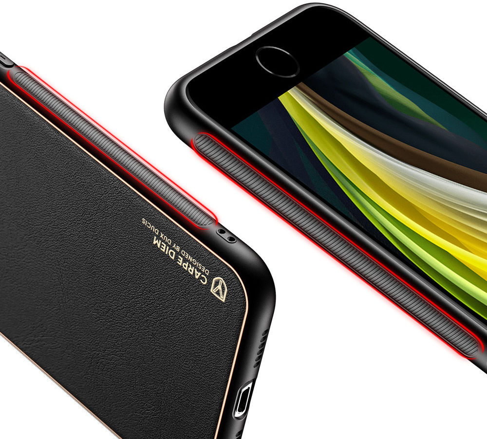 Dux Ducis Yolo iPhone 7/8/SE (2020/2022) Hoesje Back Cover Zwart afbeelding 7