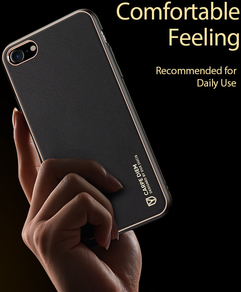 Dux Ducis Yolo iPhone 7/8/SE (2020/2022) Hoesje Back Cover Zwart afbeelding 8