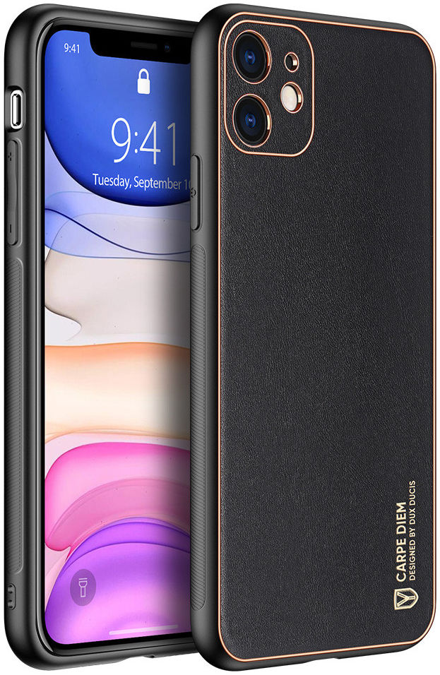 Dux Ducis Yolo Series Apple iPhone 11 Hoesje Backcover Zwart afbeelding 1