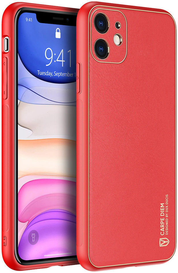 Dux Ducis Yolo Series Apple iPhone 11 Hoesje Backcover Rood afbeelding 1