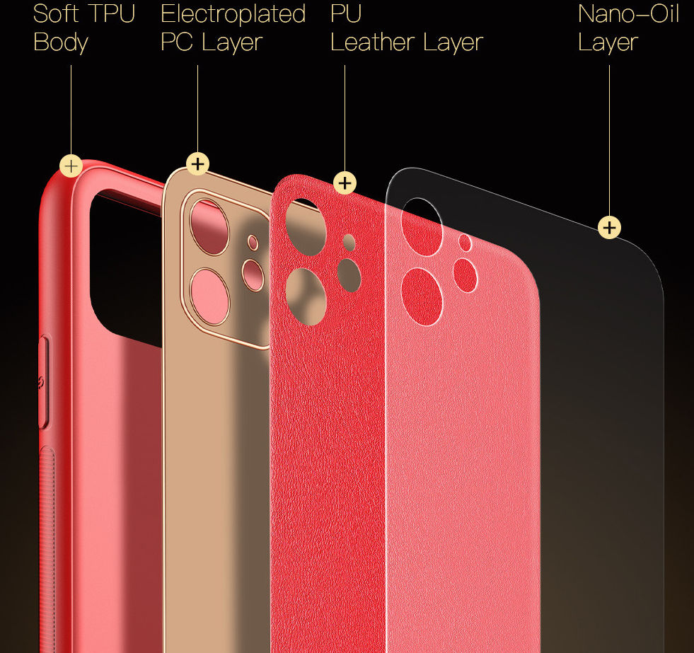 Dux Ducis Yolo Series Apple iPhone 11 Hoesje Backcover Rood afbeelding 9