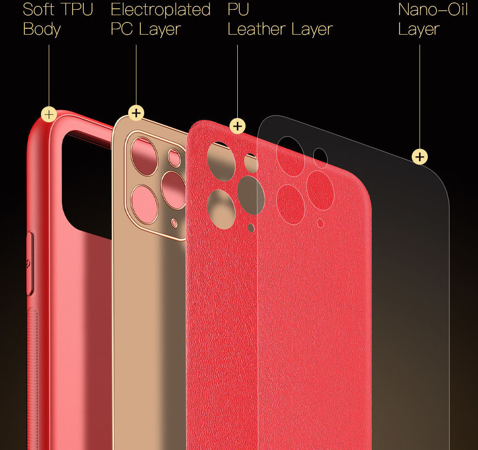 Dux Ducis Yolo Series Apple iPhone 11 Pro Hoesje Backcover Rood afbeelding 9